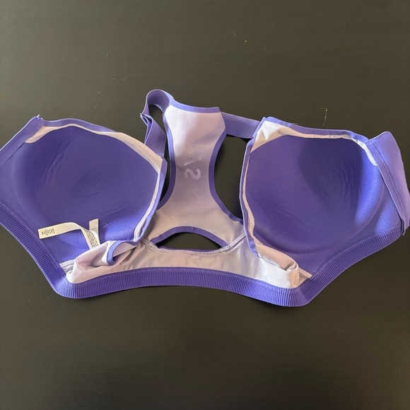 Victoria's Secret Purple Sports Bra Racerback Design - Picture 5 of 8
